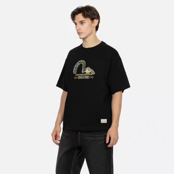 Evisu 1: 1
 Kleding T-Shirt Verkoop online luxe ontwerper
 Afdrukken Unisex Korte mouw