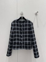 Chanel Clothing Coats & Jackets White Weave Silk Wool Fall/Winter Collection Vintage 1 Chanel Clothing Coats & Jackets White Weave Silk Wool Fall/Winter Collection Vintage