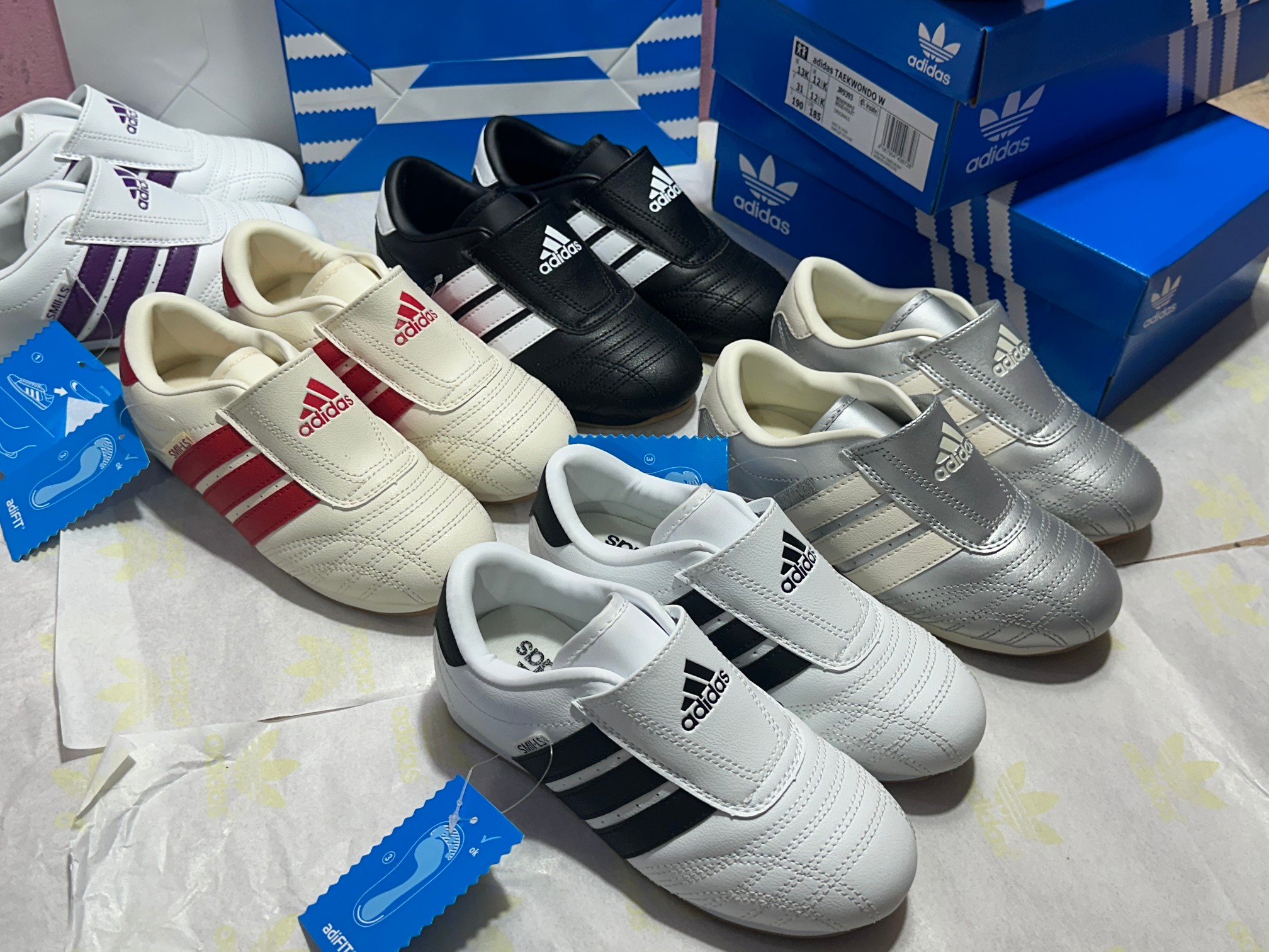 图片[3]-📷实拍细节–原相机直出原图 独家阿迪跆拳道童鞋新款，经典黑色🖤，永远经典的配色，随便搭配任何裤子，回头率拉满💯-选品中心