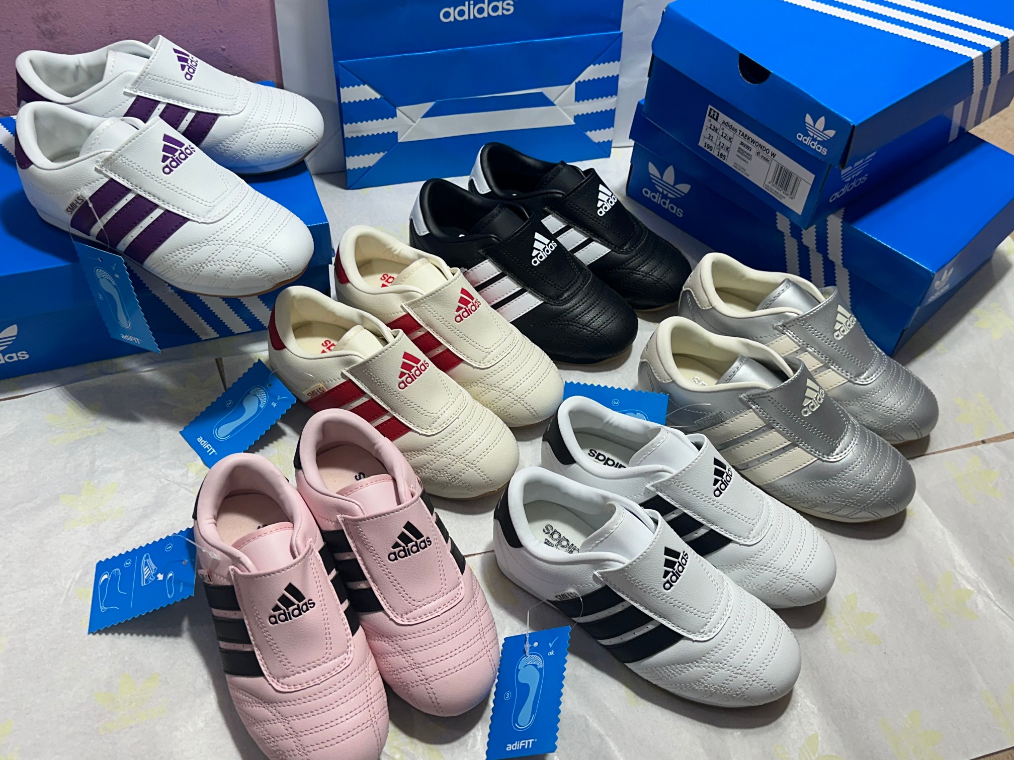 图片[7]-📷实拍细节–原相机直出原图 独家阿迪跆拳道童鞋新款，经典黑色🖤，永远经典的配色，随便搭配任何裤子，回头率拉满💯-选品中心