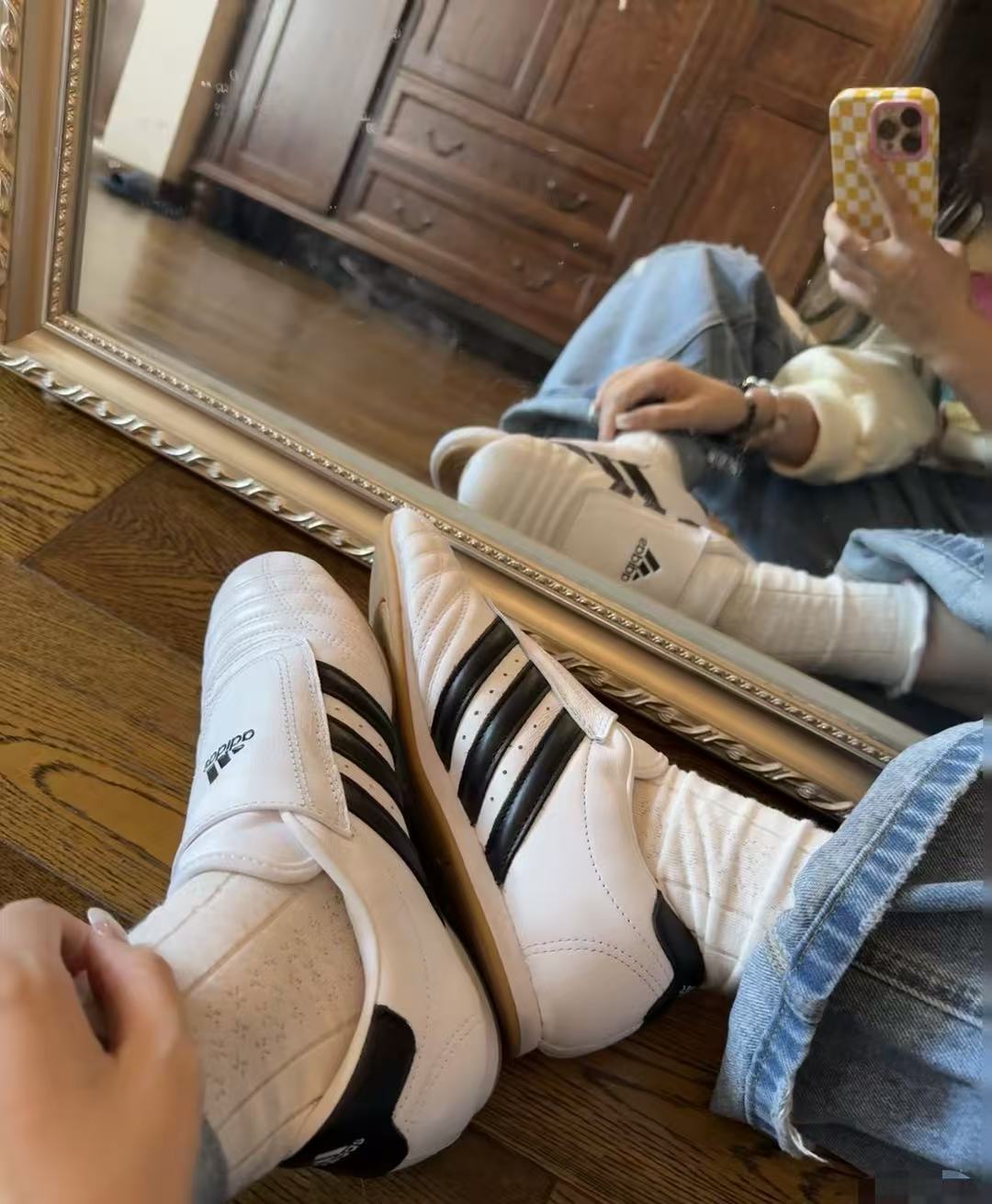 图片[7]-🍓TAEKWONDO SHOES🎀宋雨琦同款童鞋休闲薄底跆拳道文化运动鞋干净清爽很适合夏天 无鞋带的一脚蹬设计简直是懒人福音[胜利]-选品中心