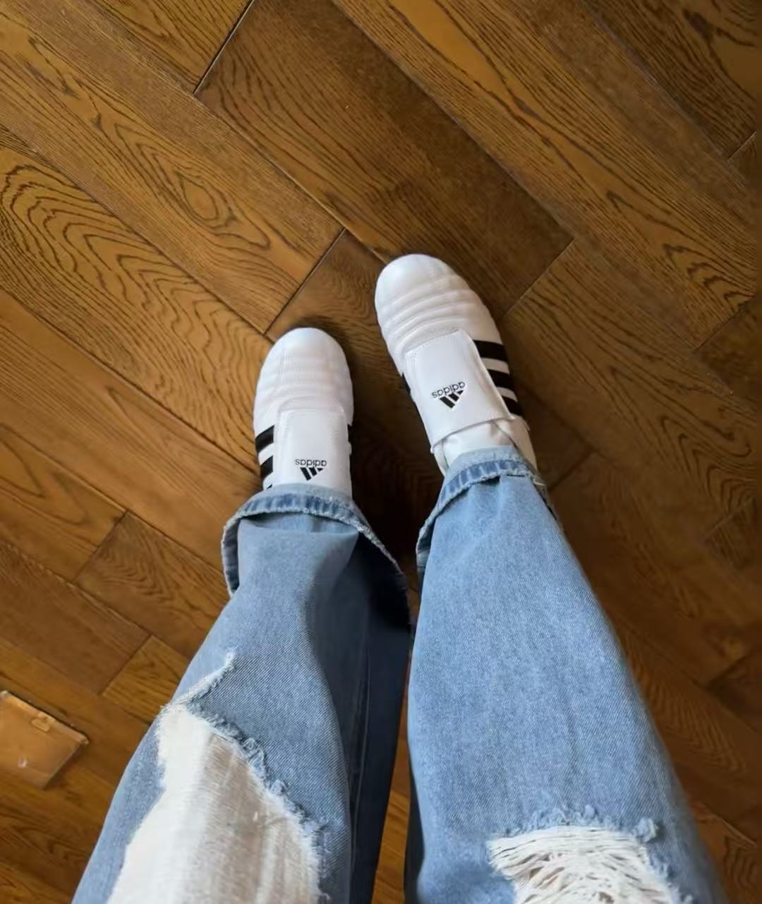 图片[8]-🍓TAEKWONDO SHOES🎀宋雨琦同款童鞋休闲薄底跆拳道文化运动鞋干净清爽很适合夏天 无鞋带的一脚蹬设计简直是懒人福音[胜利]-选品中心