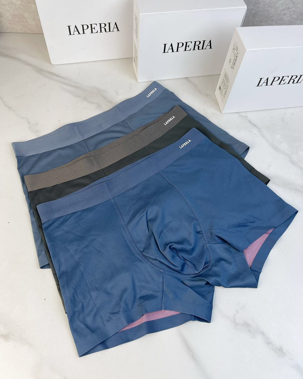 新款 现货【手感舒服到爆棚 LA*PEKLA专柜同步三条礼盒装内裤】面料成份55.5%莫代尔29%绵纶