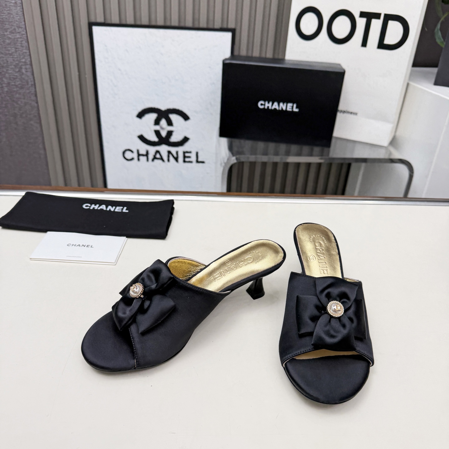 香奈儿 Chanel 经典高奢皮鞋鞋履高跟鞋 #3C72E7F0 6