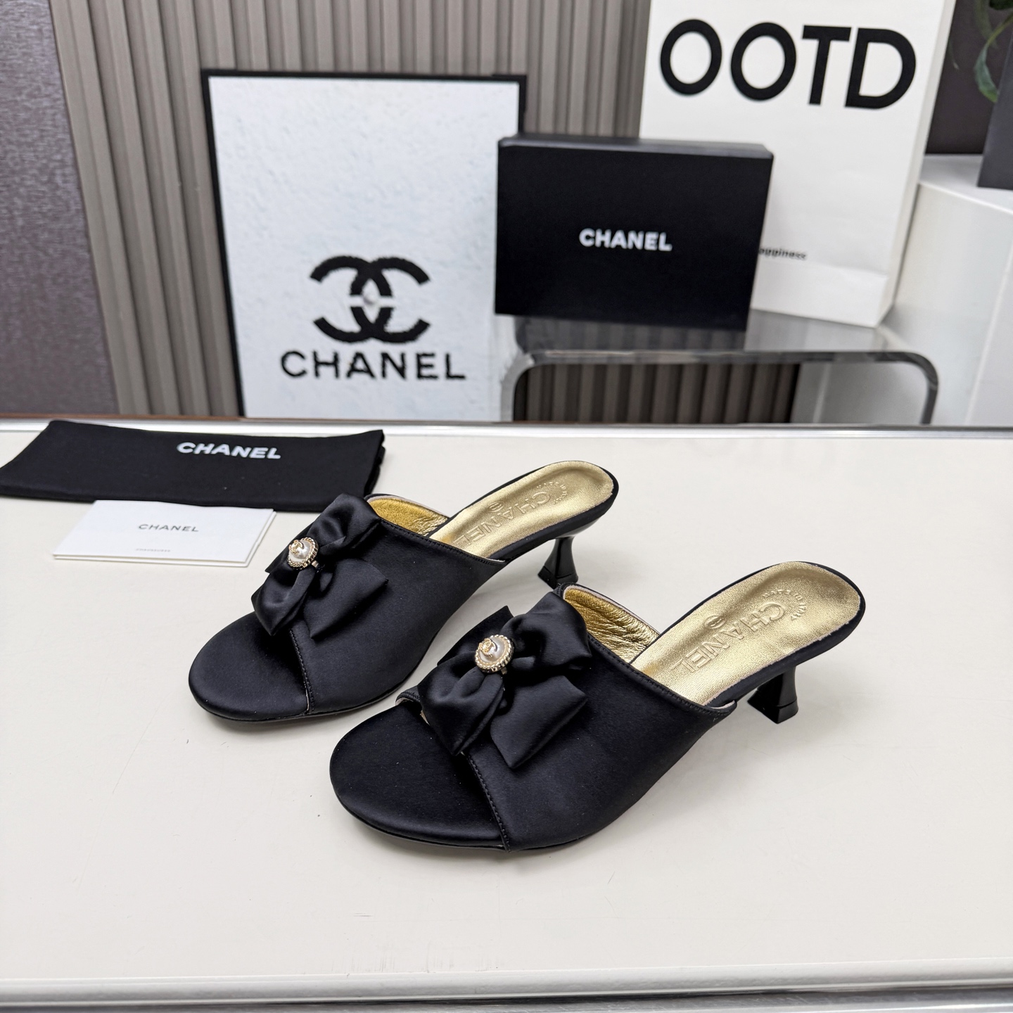 香奈儿 Chanel 经典高奢皮鞋鞋履高跟鞋 #3C72E7F0 7
