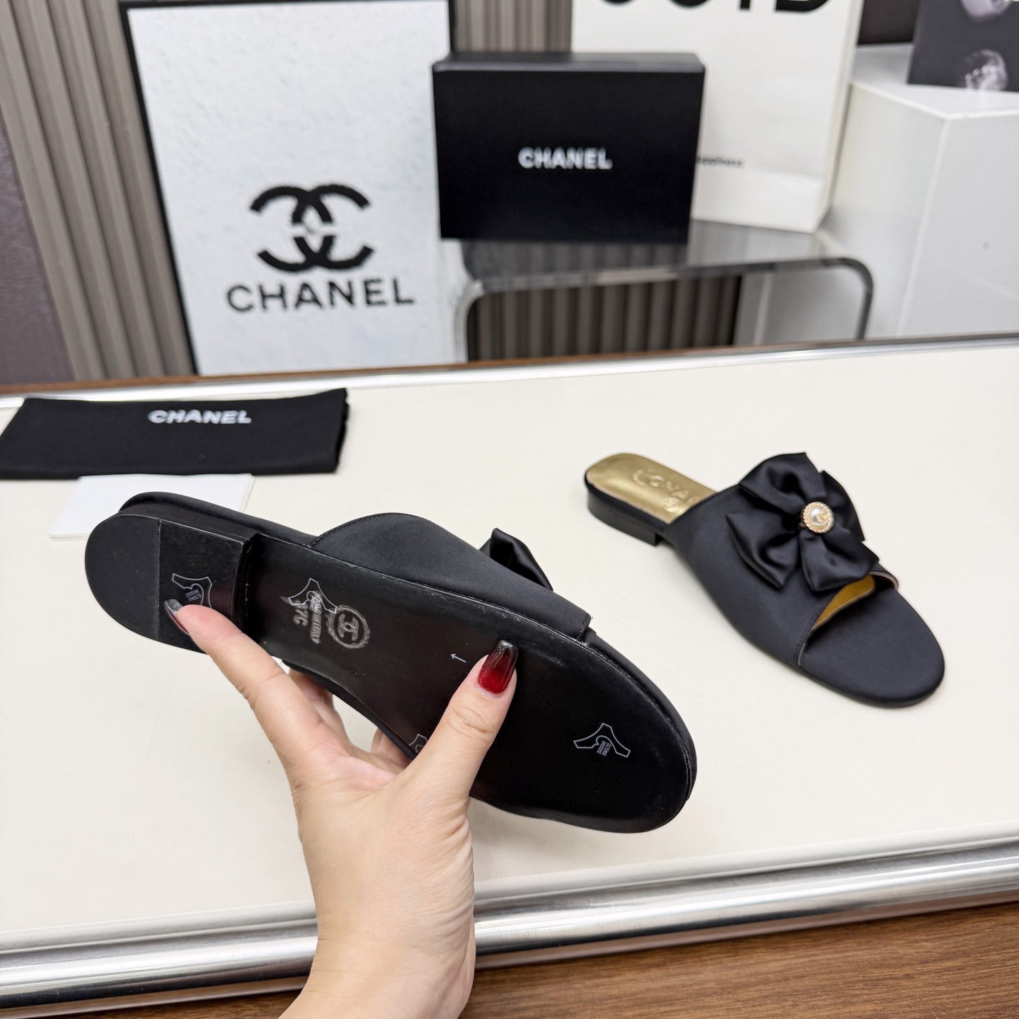 香奈儿 Chanel 经典高奢皮鞋鞋履高跟鞋 #44651BC4 9