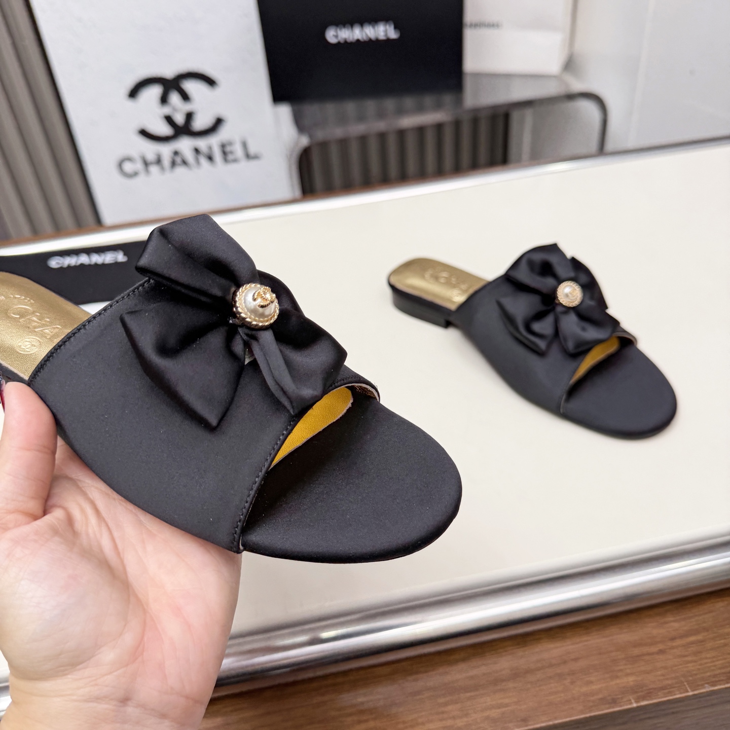 香奈儿 Chanel 经典高奢皮鞋鞋履高跟鞋 #44651BC4 5