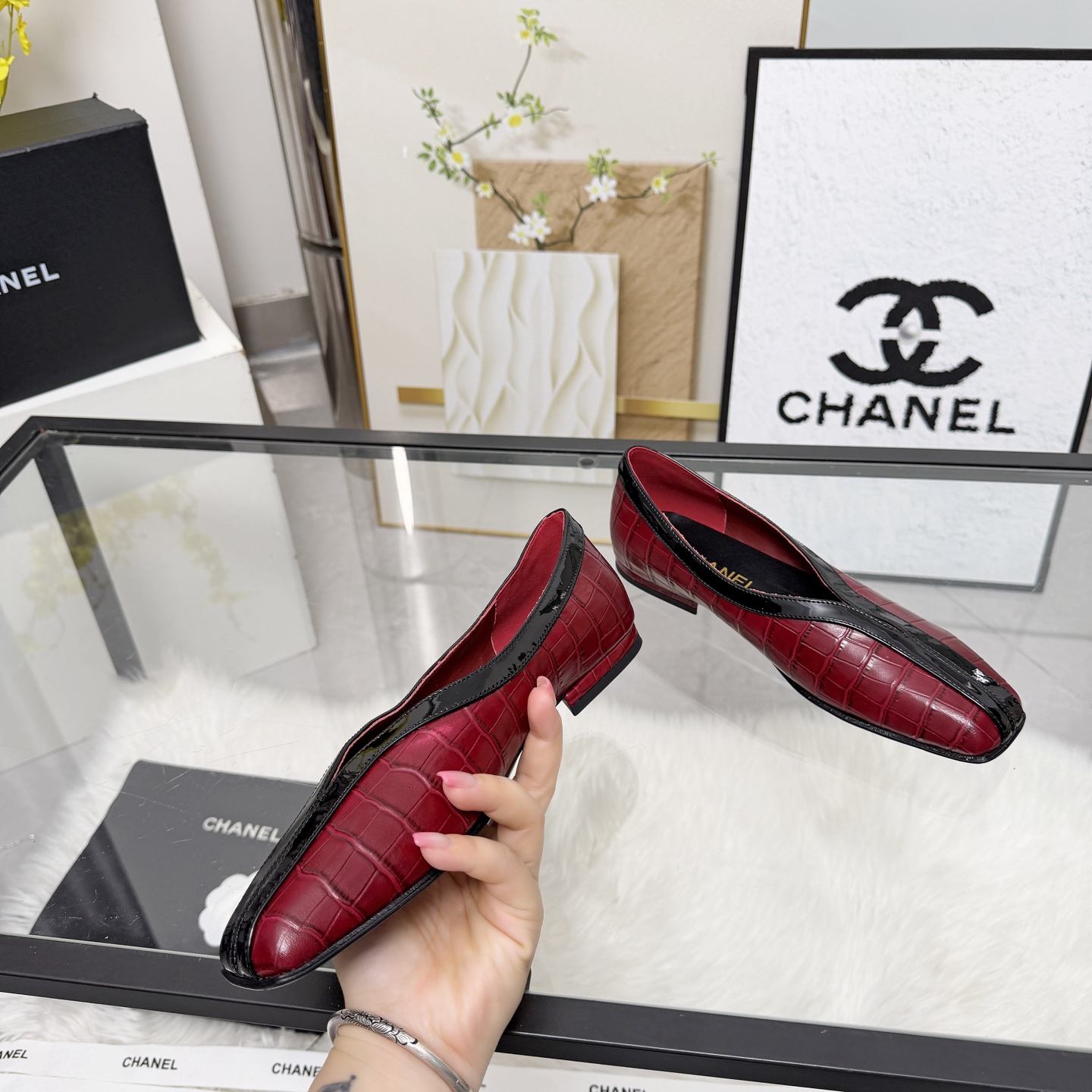Chanel Style Leather Women's Shoes Lookbook Reference image 2