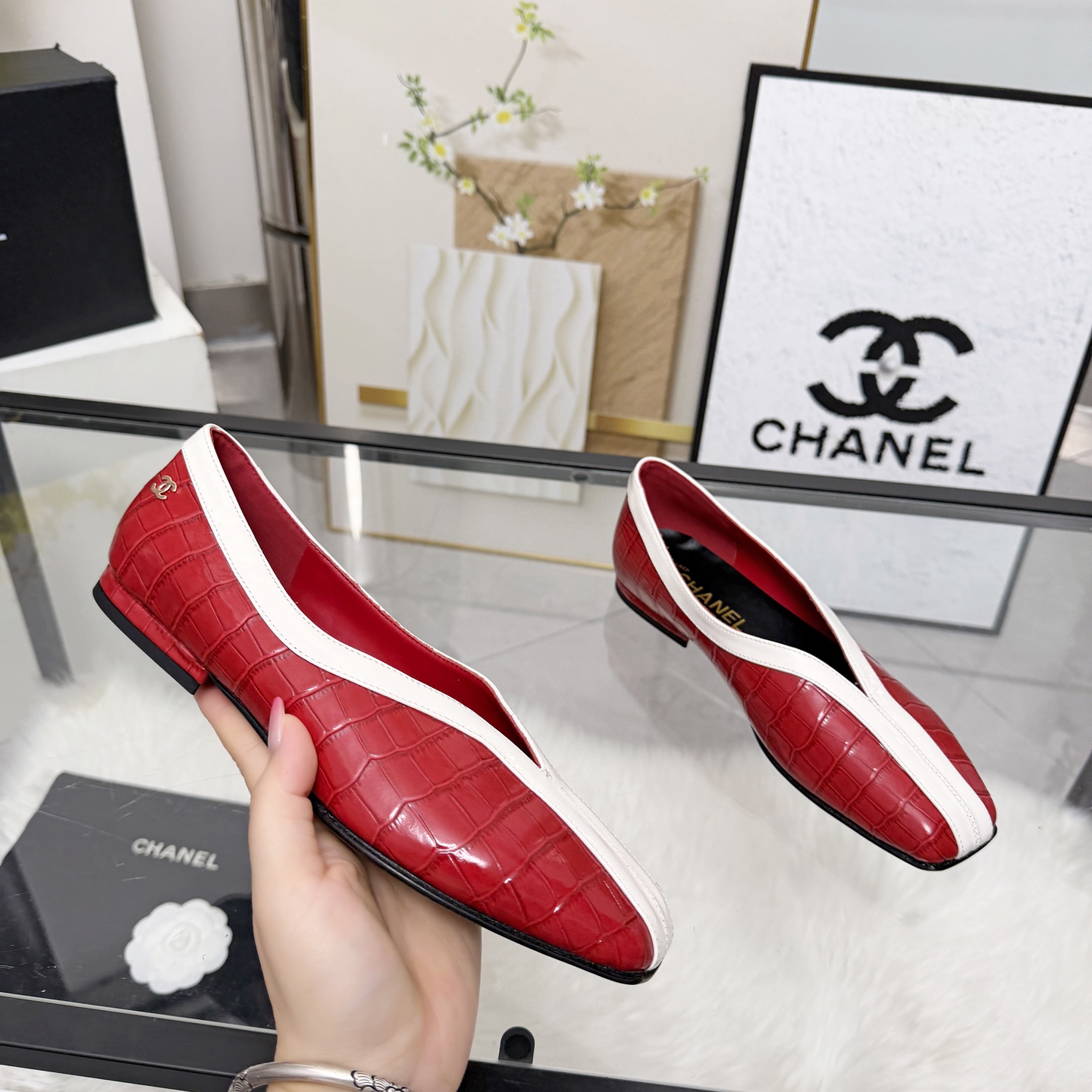 Chanel Style Leather Women's Shoes Lookbook Reference image 1