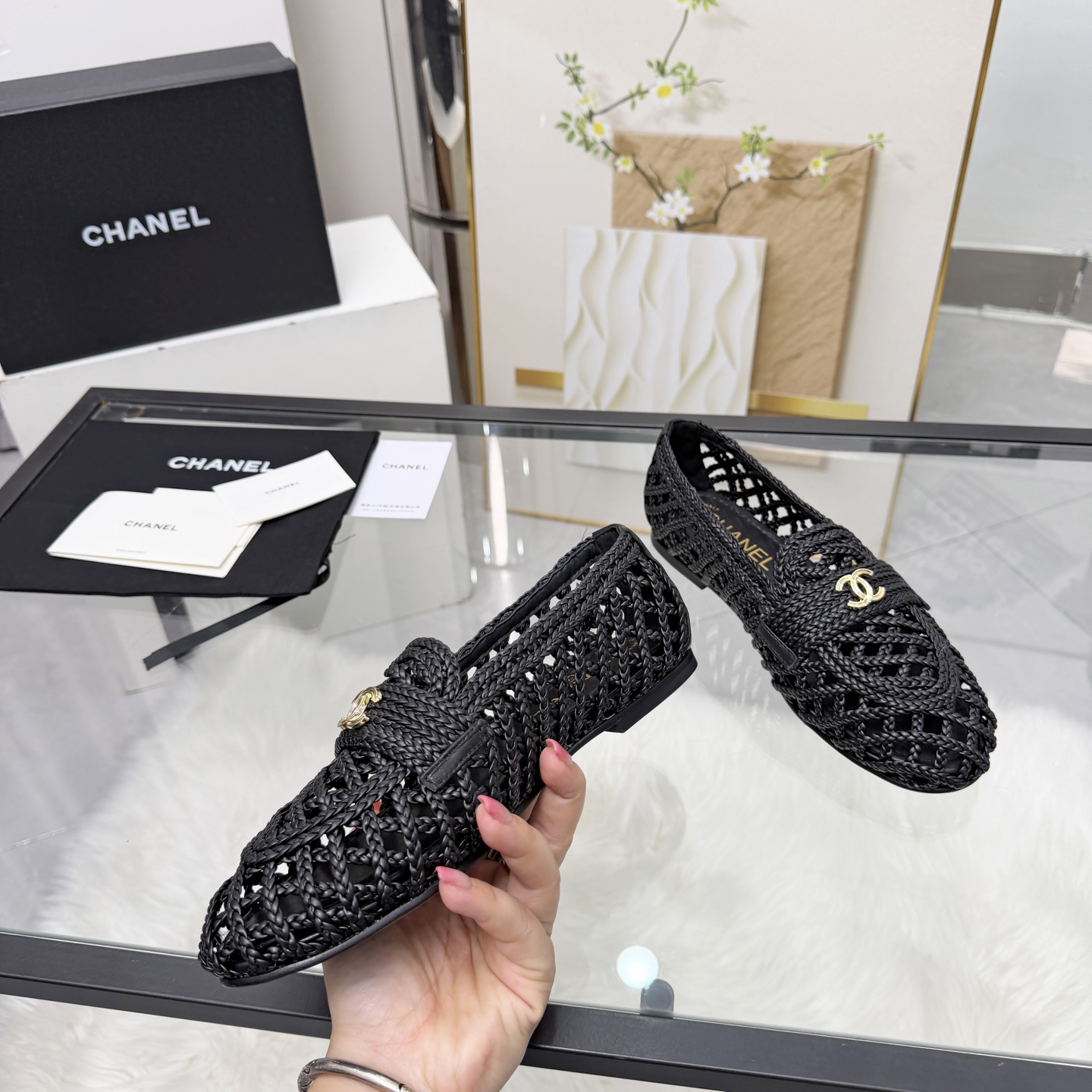 Chanel Style Leather Women's Shoes Lookbook Reference image 2