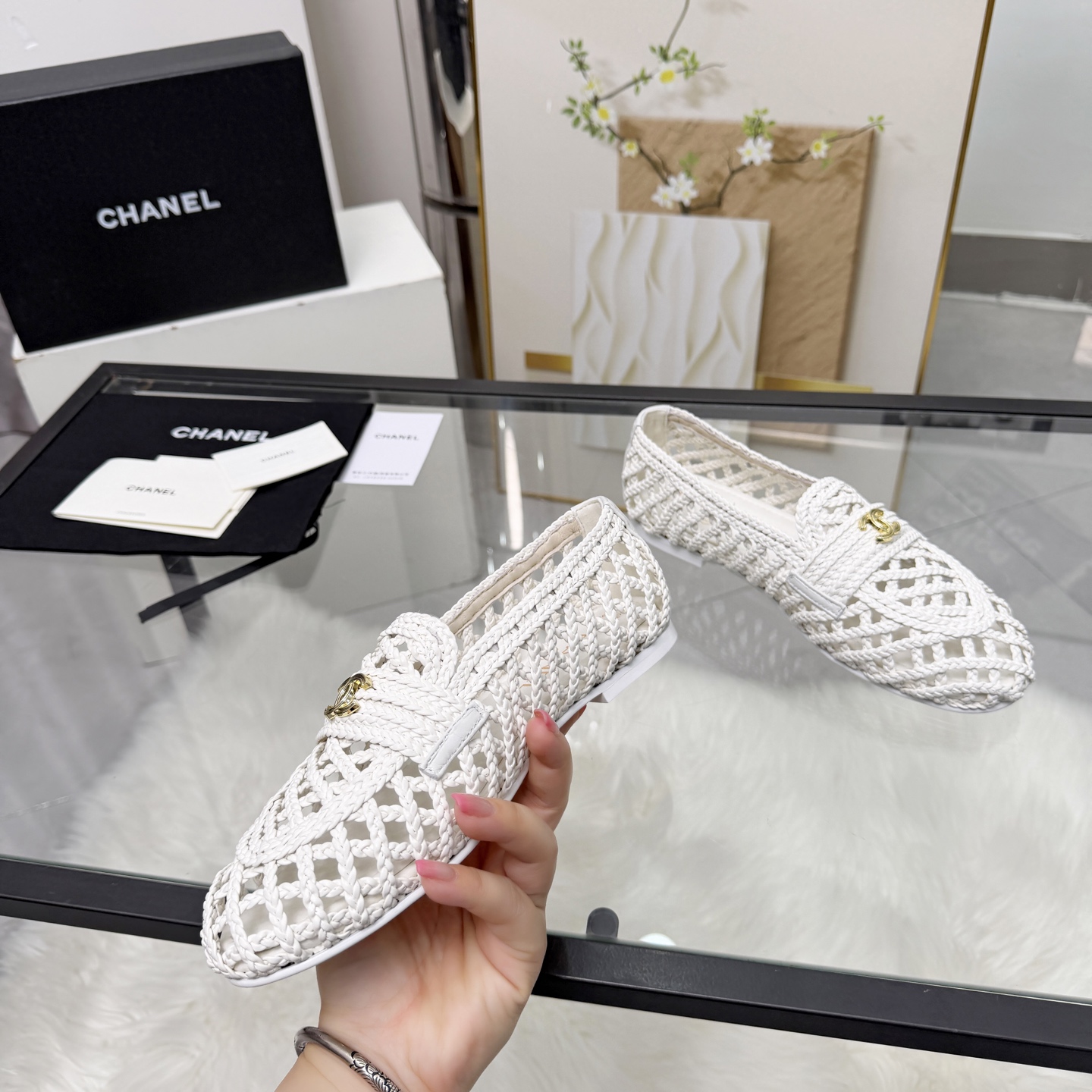 Chanel Style Leather Women's Shoes Lookbook Reference image 2