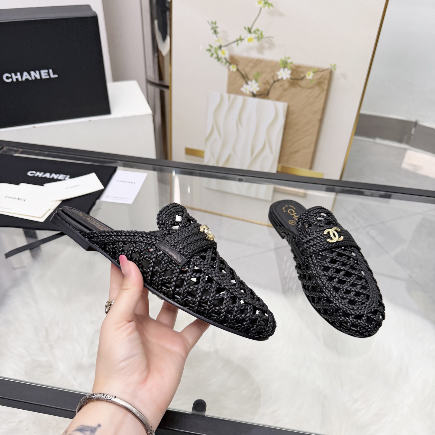 Chanel Style Leather Women's Shoes Lookbook Reference image 1