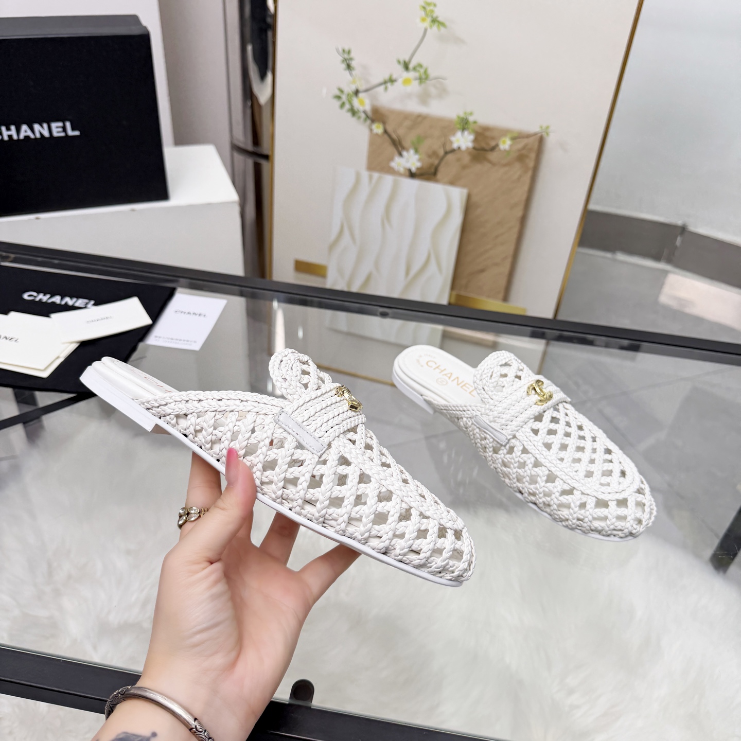 Chanel Style Leather Women's Shoes Lookbook Reference image 1