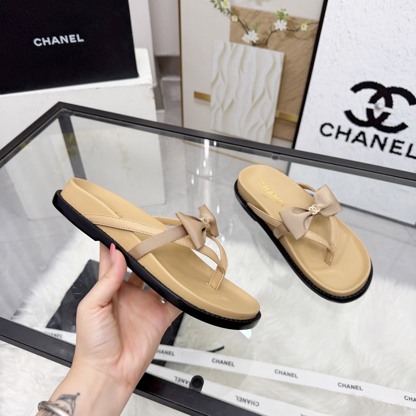 Chanel Style Leather Women's Shoes Lookbook Reference image 1