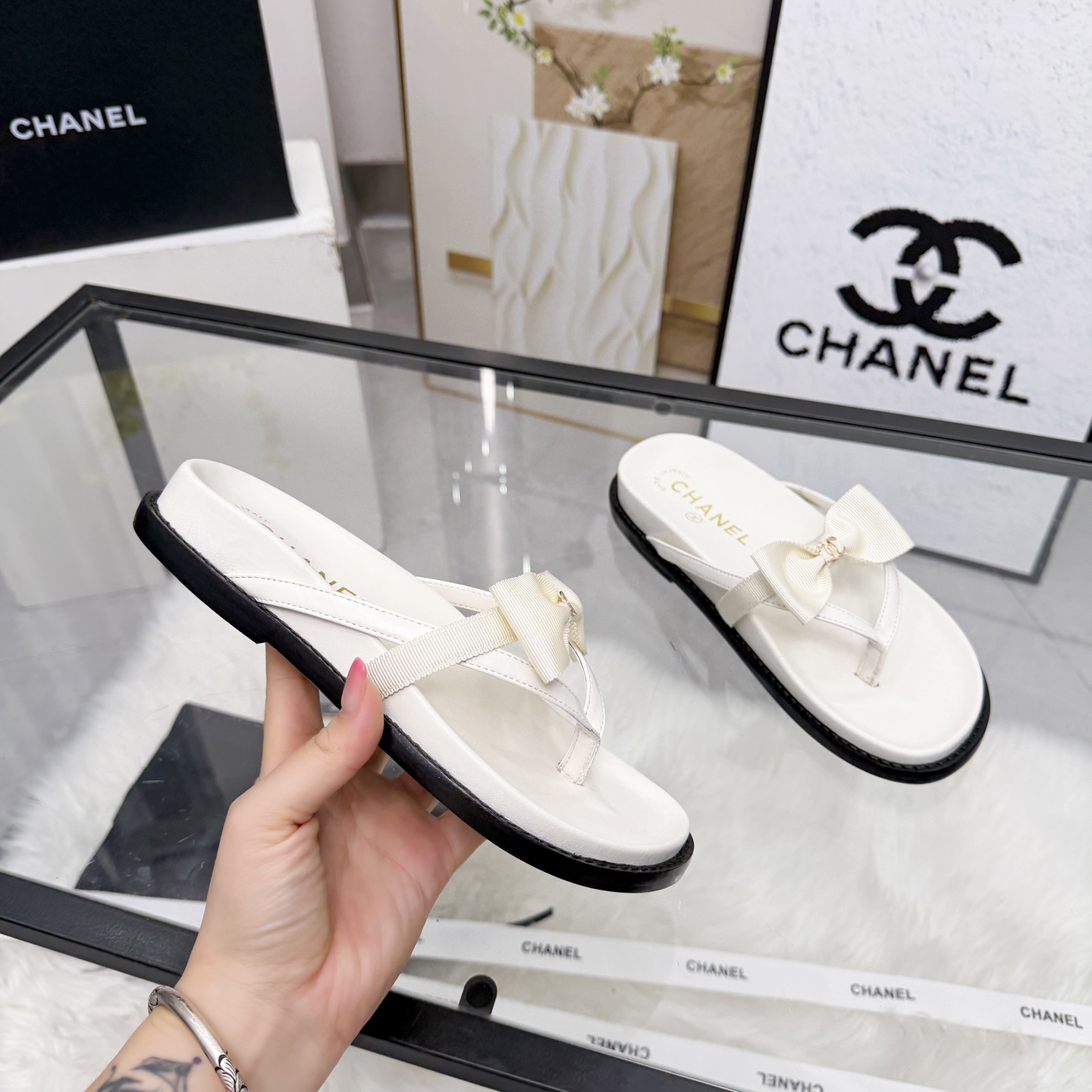 Chanel Style Leather Women's Shoes Lookbook Reference image 1