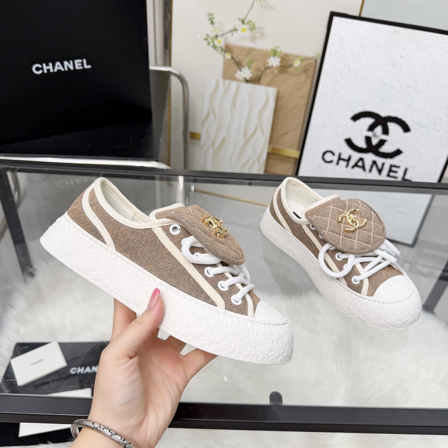 Chanel Style Leather Women's Shoes Lookbook Reference image 1