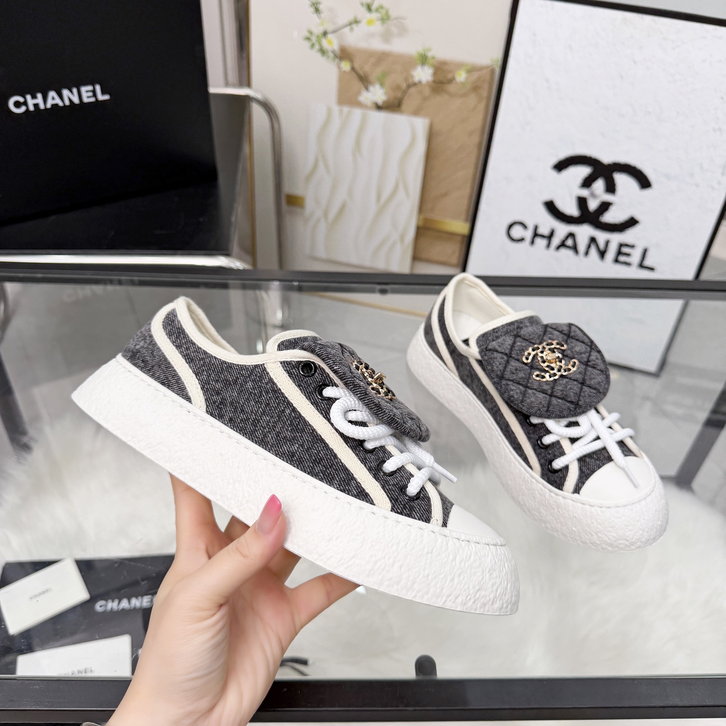 Chanel Style Leather Women's Shoes Lookbook Reference image 1