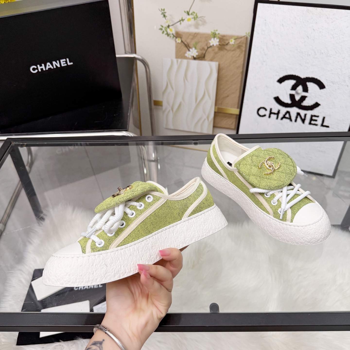 Chanel Style Leather Women's Shoes Lookbook Reference image 2