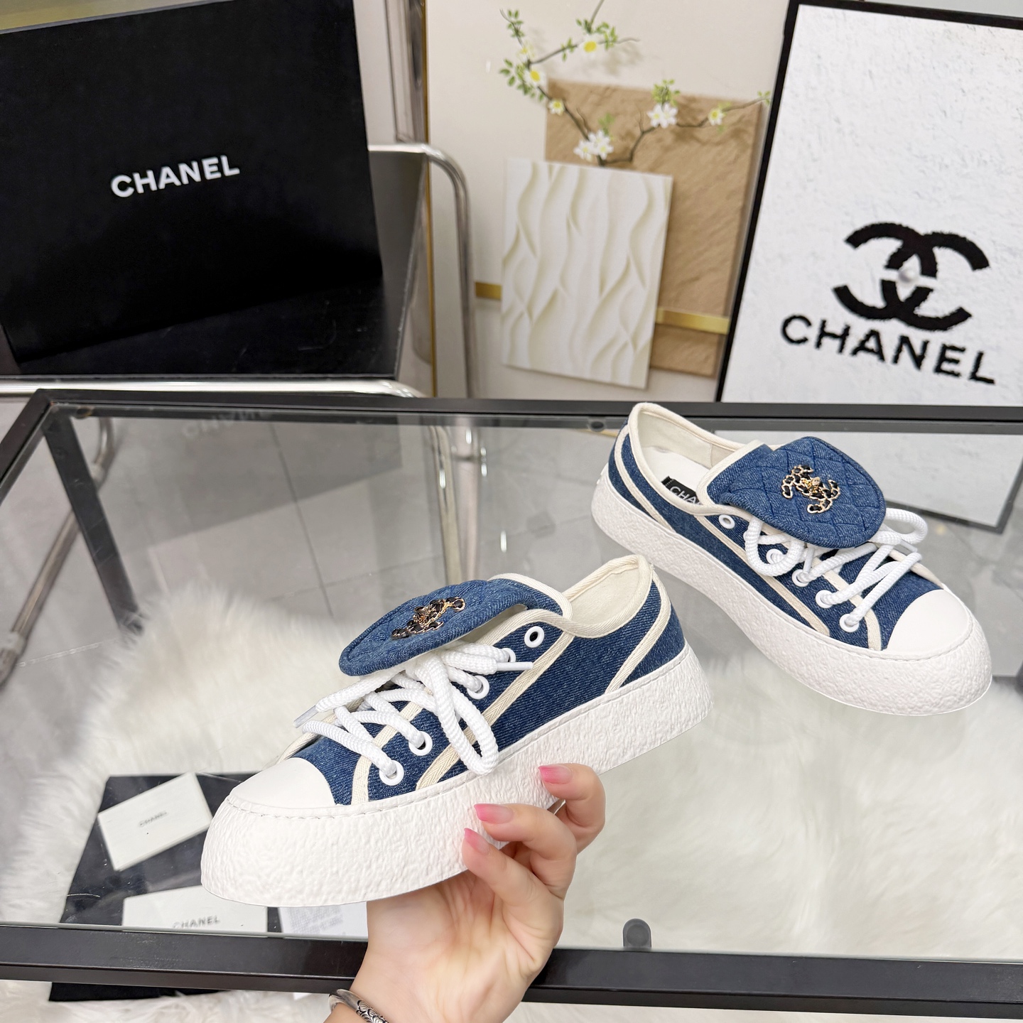Chanel Style Leather Women's Shoes Lookbook Reference image 2