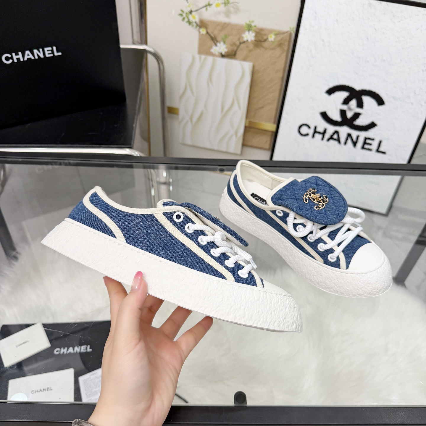 Chanel Style Leather Women's Shoes Lookbook Reference image 1