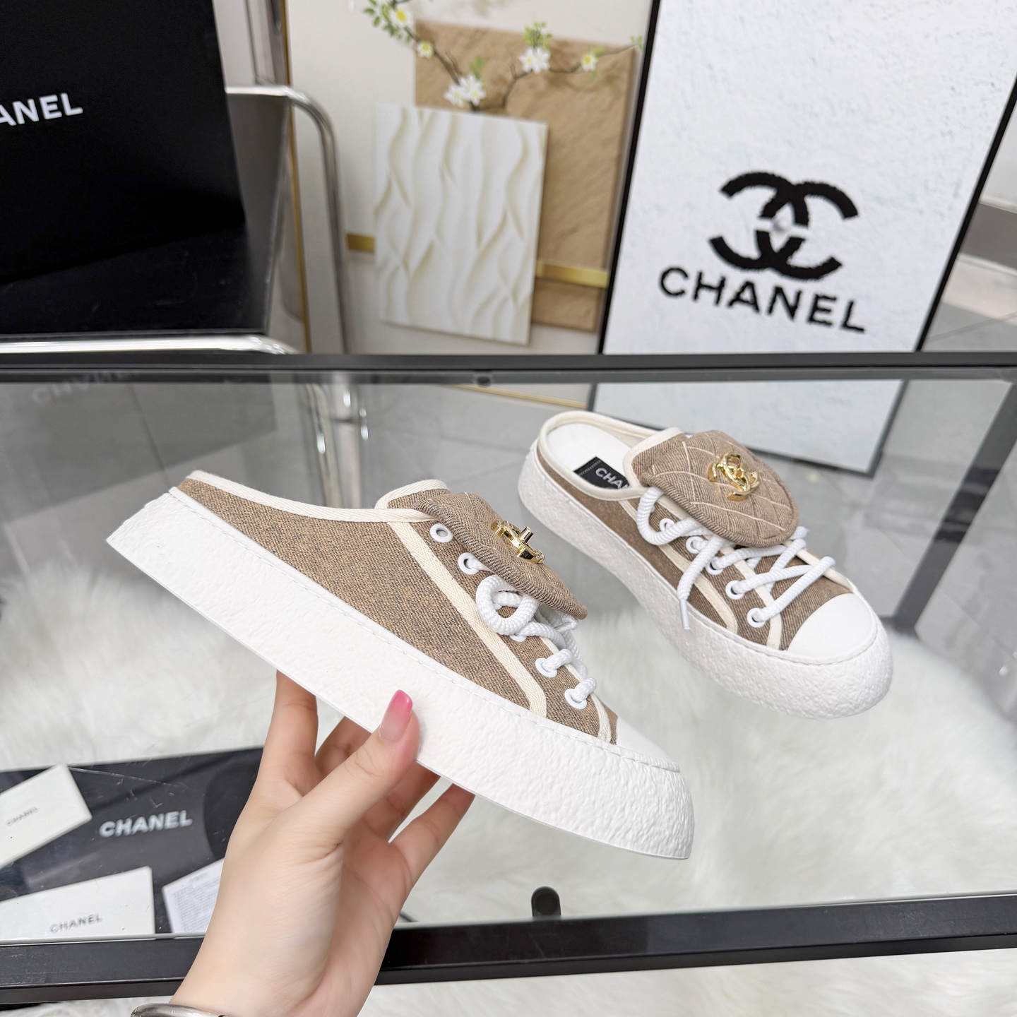 Chanel Style Leather Women's Shoes Lookbook Reference image 1