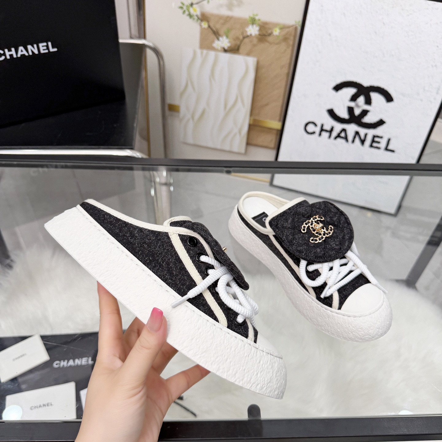Chanel Style Leather Women's Shoes Lookbook Reference image 1