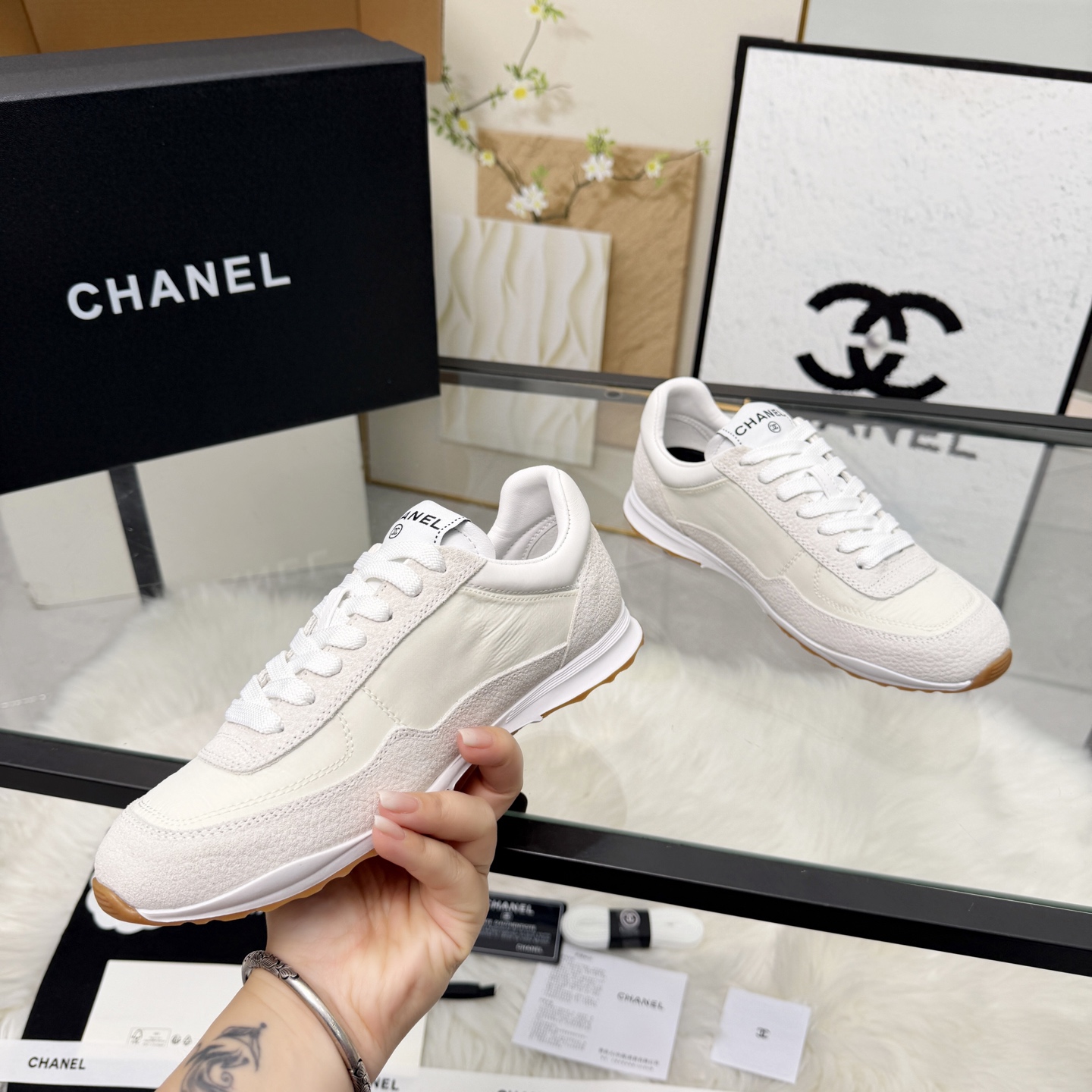 Chanel Style Leather Women's Shoes Lookbook Reference image 2