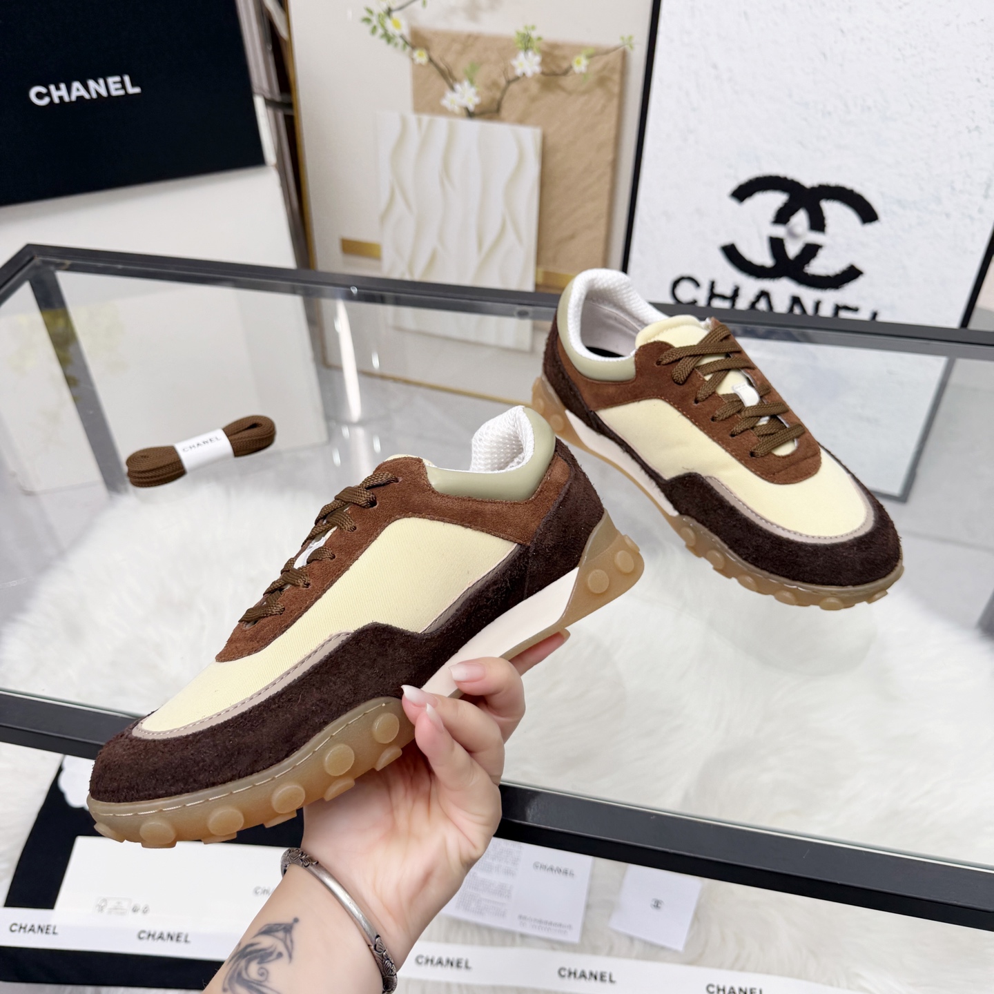 Chanel Style Leather Women's Shoes Lookbook Reference image 2