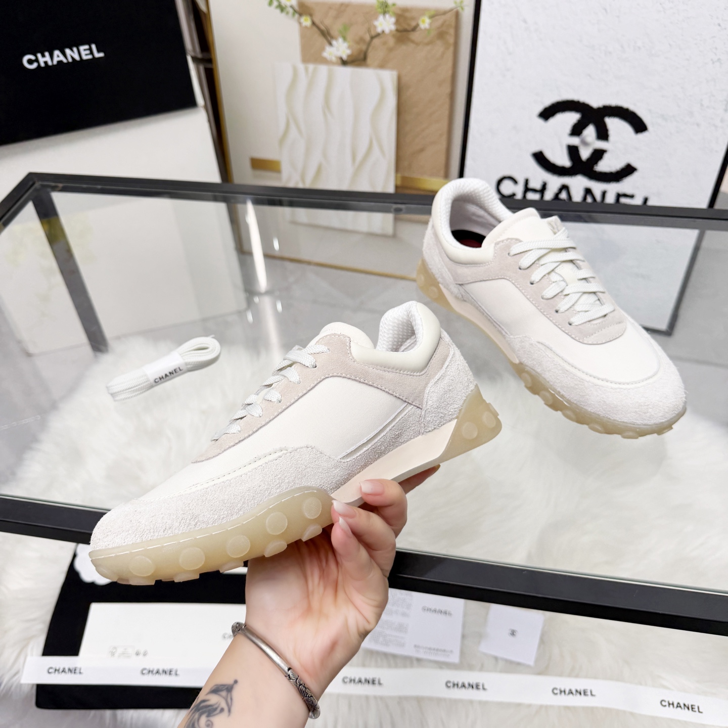 Chanel Style Leather Women's Shoes Lookbook Reference image 2