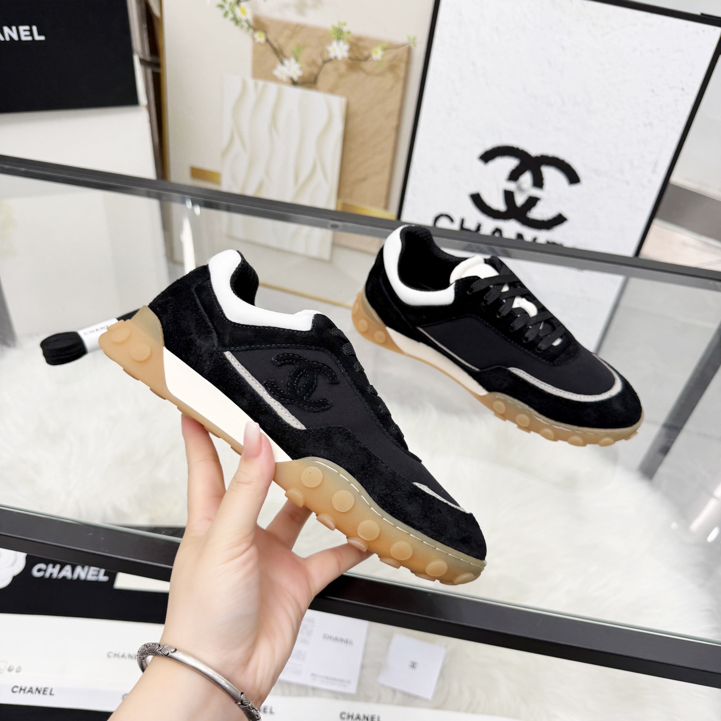 Chanel Style Leather Women's Shoes Lookbook Reference image 1