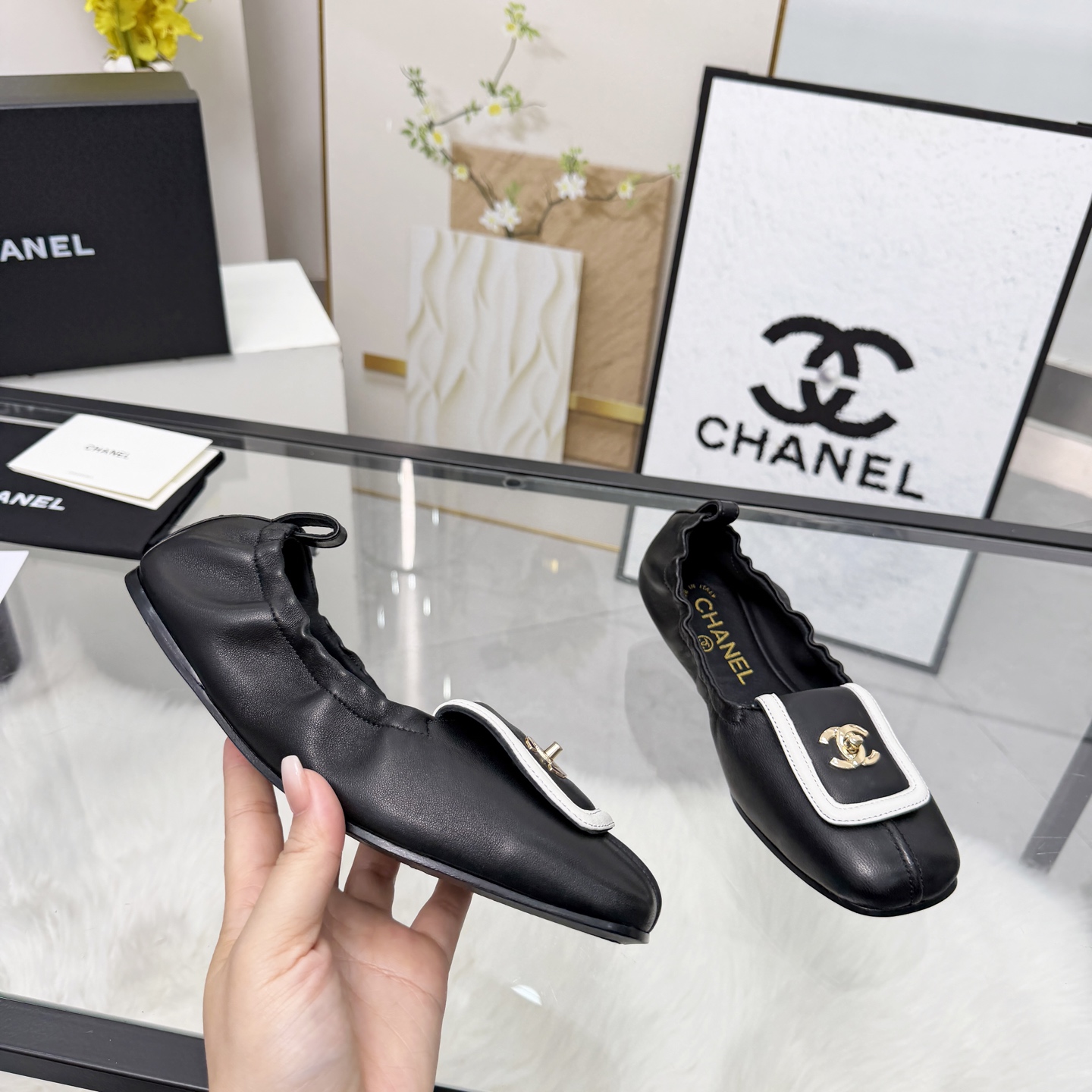 Chanel Style Leather Women's Shoes Lookbook Reference image 1
