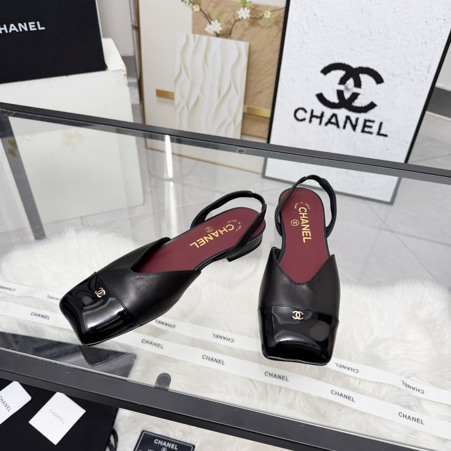 Chanel Style Leather Women's Shoes Women's Shoes Women's Shoes detail image 6 from source 784188