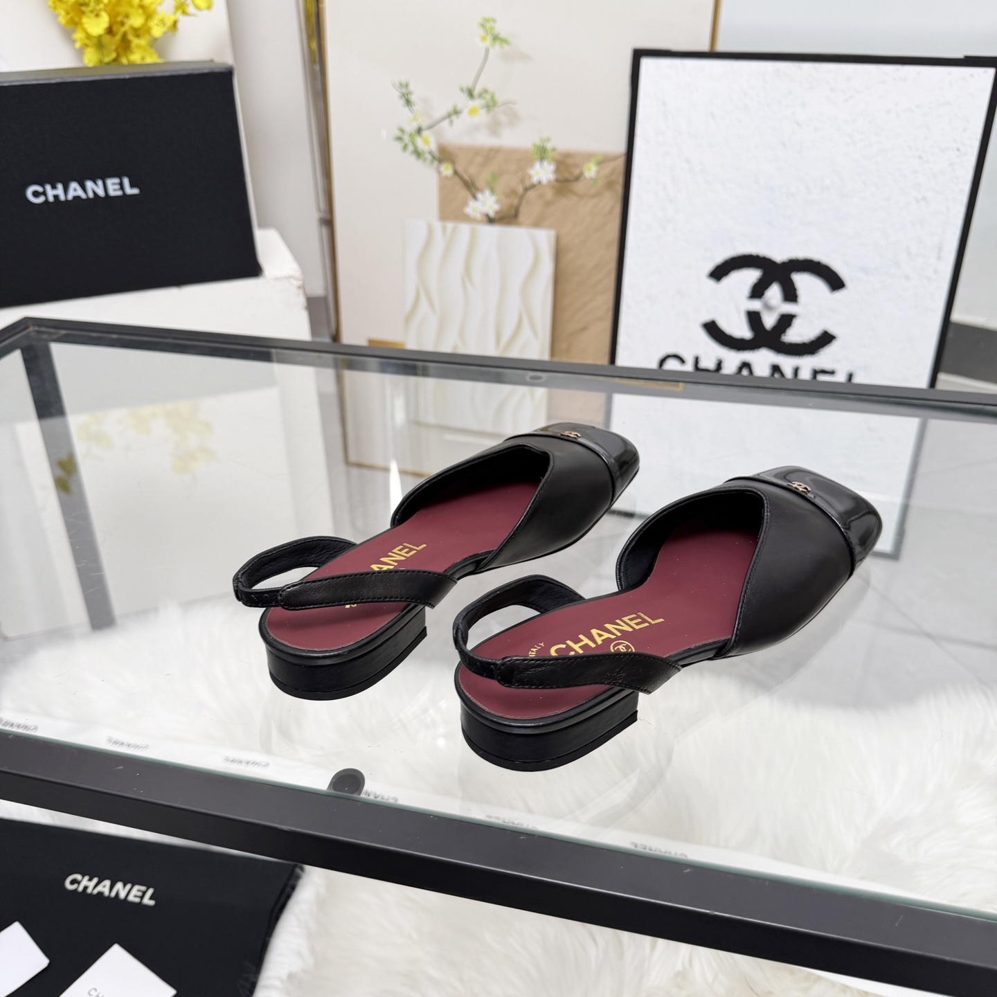 Chanel Style Leather Women's Shoes Women's Shoes Women's Shoes detail image 7 from source 784188