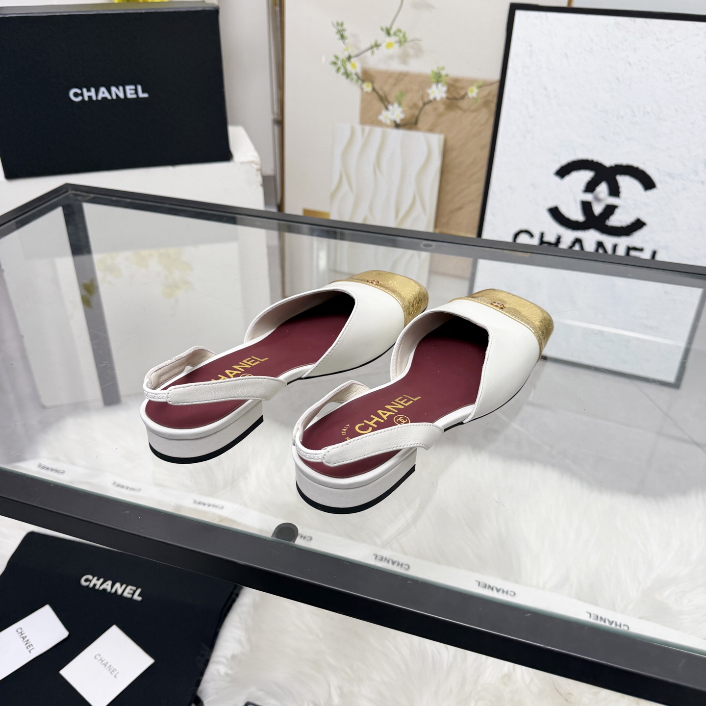 Chanel Style Leather Women's Shoes Women's Shoes Women's Shoes detail image 6 from source 784189