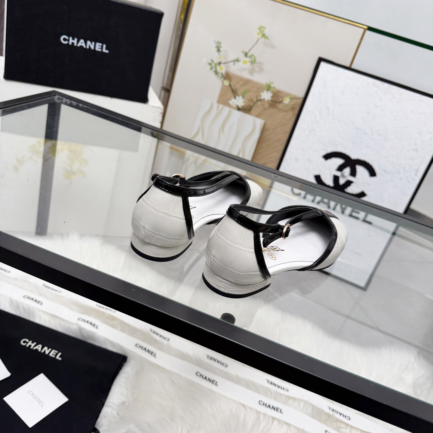 Chanel Style Leather Women's Shoes style reference detail image 6 from source 784198