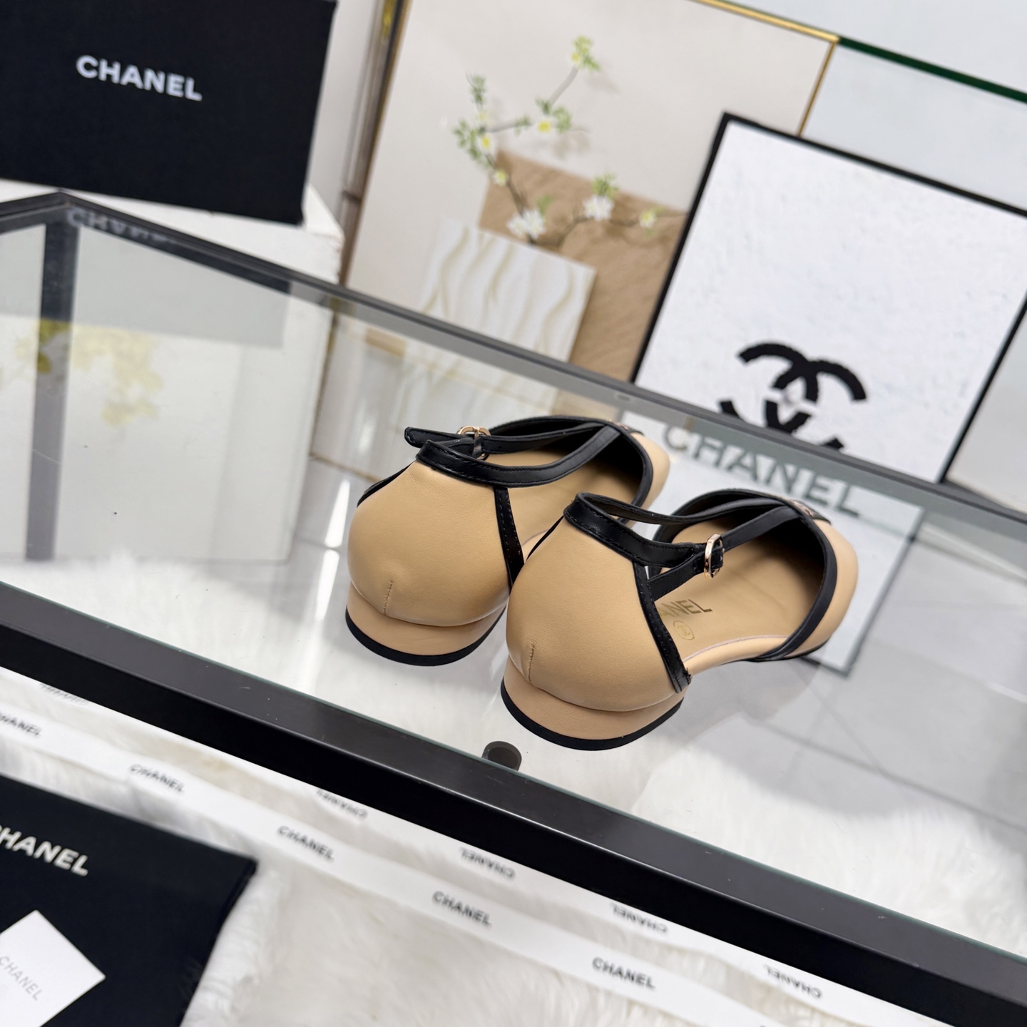Chanel Style Leather Women's Shoes style reference detail image 8 from source 784202