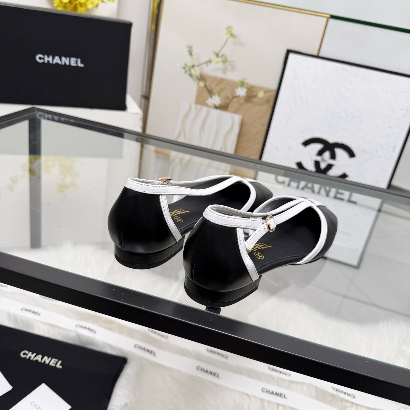 Chanel Style Leather Women's Shoes style reference detail image 7 from source 784203