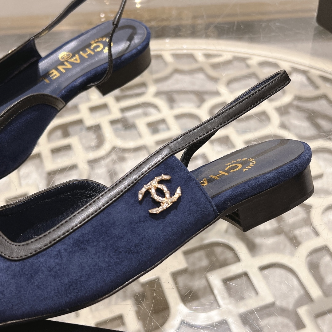 2024 Xiaoxiang Mary Jane: Stylish Empty Sandals with Fragrant Imported Materials - 图片 8