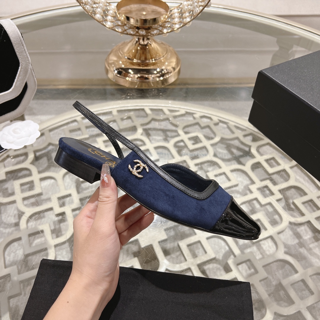 2024 Xiaoxiang Mary Jane: Stylish Empty Sandals with Fragrant Imported Materials - 图片 6