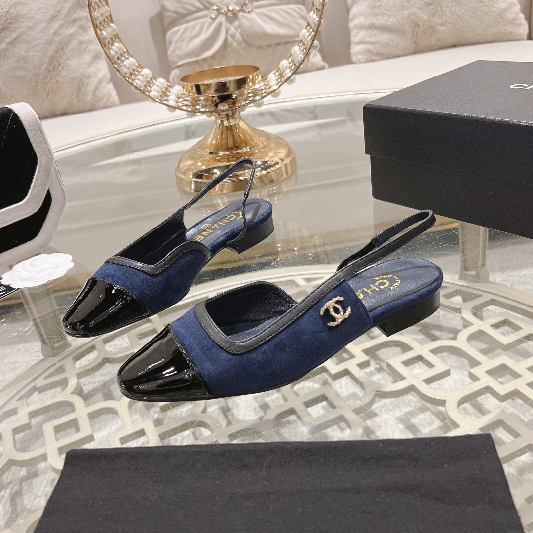 2024 Xiaoxiang Mary Jane: Stylish Empty Sandals with Fragrant Imported Materials - 图片 3