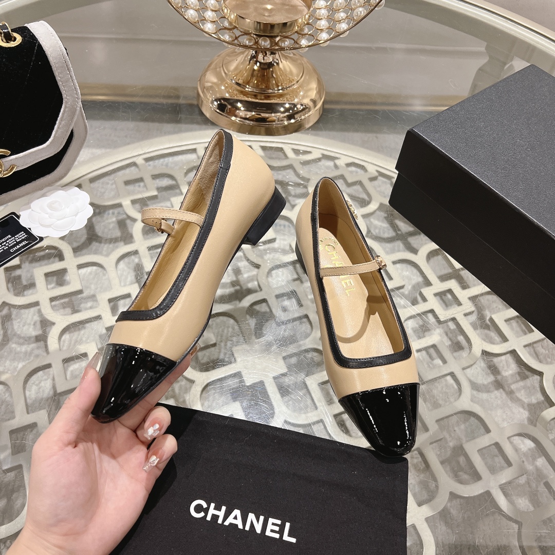 2024 Xiaoxiang Mary Jane: Stylish Empty Sandals with Fragrant Leather - 图片 5