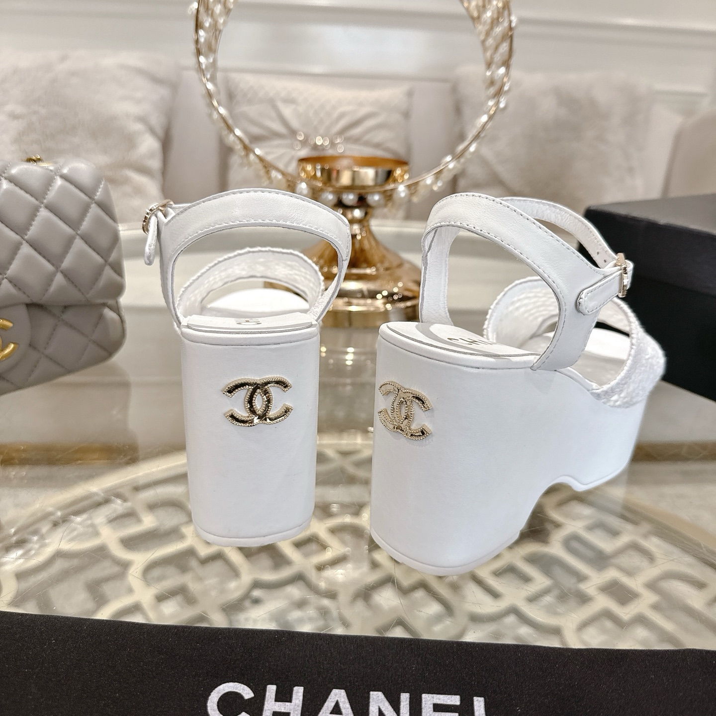 Chanel 2025 Woven Wedge Sandals with Embroidered Logo - Stylish & Versatile 10 i1742904943926 1459 0 8