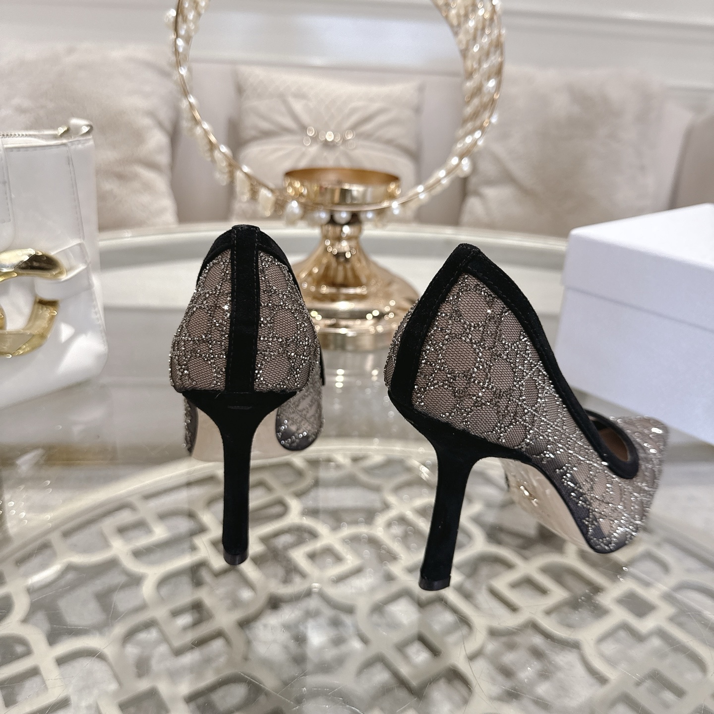 Dior Heeled Pointed-toe Pumps with Rhinestone Embellishments 8 i1742965968425 4914 0 6