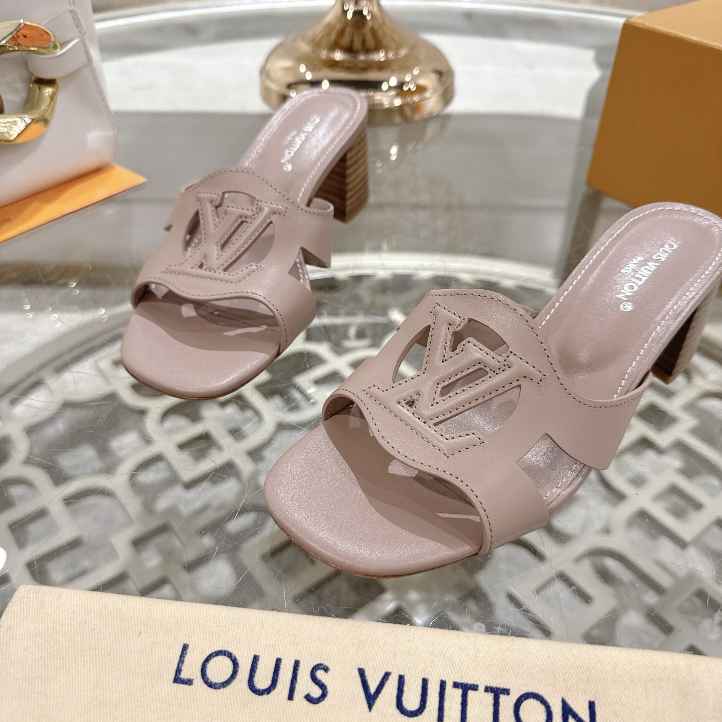 Louis Vuitton Spring/Summer 2025 Leather Heeled Sandals - Stylish & Comfortable 9 i1743059974033 7747 0 7