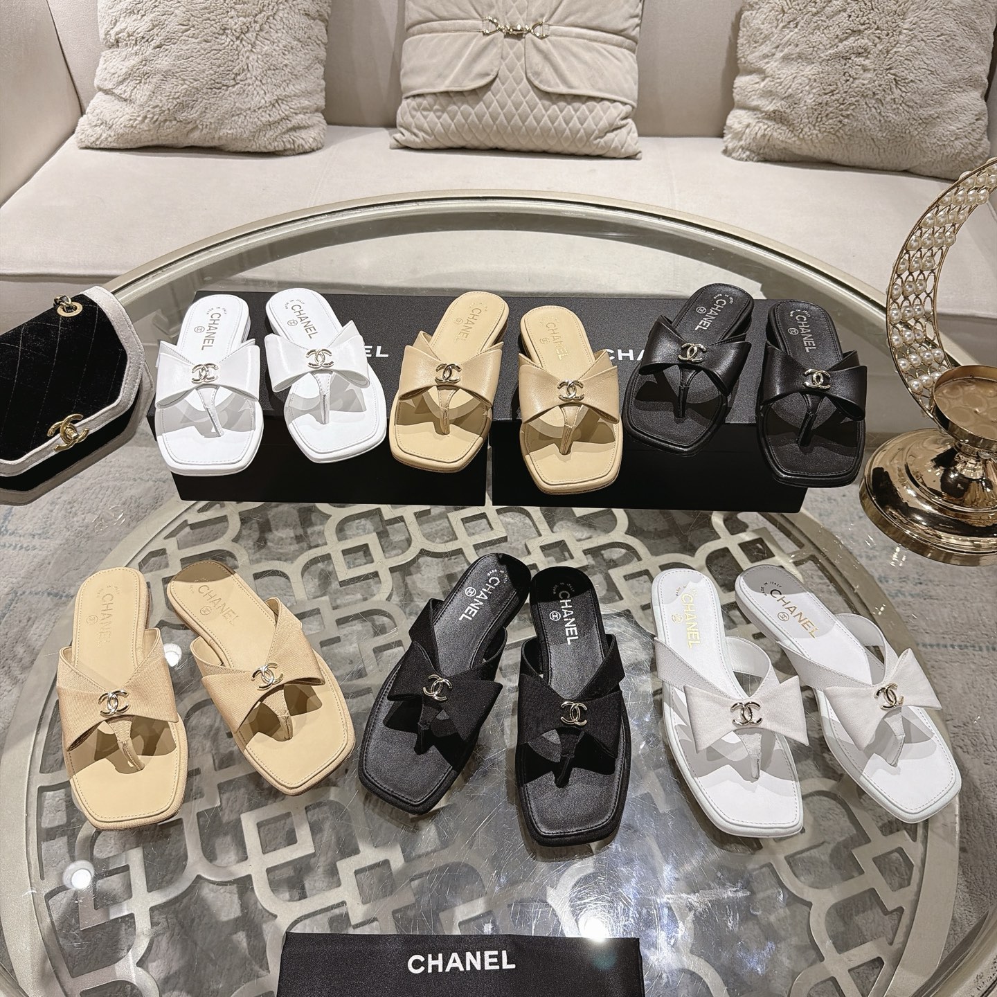 Pantuflas con lazo pequeñas y populares ~~~~~