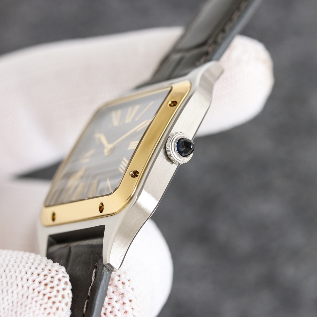 Taiwan Factory Dumont Series: New Cartier Santos-Dumont Wristwatch at Geneva Exhibition - 图片 6