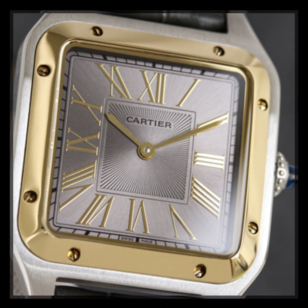Taiwan Factory Dumont Series: New Cartier Santos-Dumont Wristwatch at Geneva Exhibition - 图片 5
