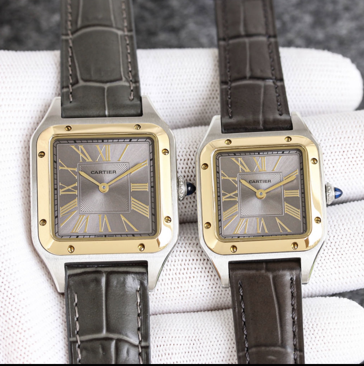Taiwan Factory Dumont Series: New Cartier Santos-Dumont Wristwatch at Geneva Exhibition - 图片 4