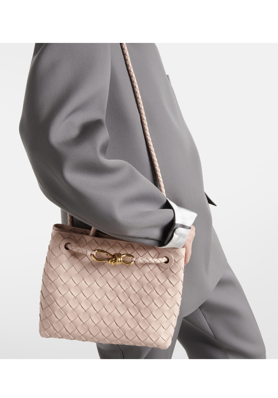 顶级🅿️2058 春夏新作編織風デザインの小型手提げバッグ