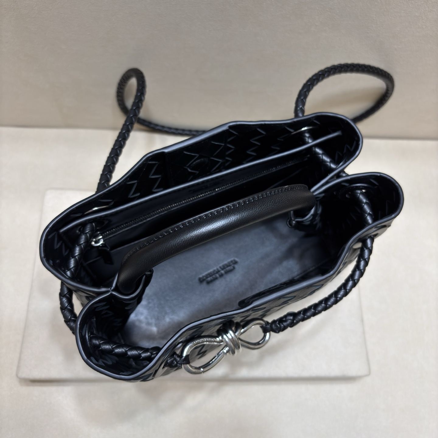 顶级🅿️2058 Intrecciato編織小号手提包 - 多様なスタイルに対応